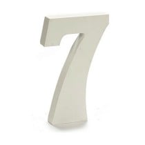 Number Pincello 7 White 1,8 x 21 x 17 cm (12 Units)