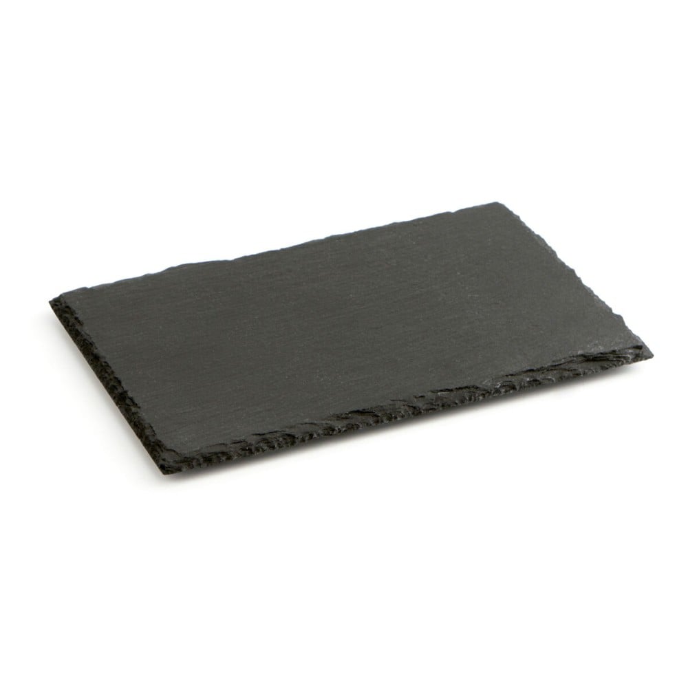 Schiefer-Effekt Keramikschale Quid Gastro Fun Schwarz (20 x 13 cm) (12 Stück)