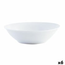 Salatschüssel Quid Basic aus Keramik Weiß (23 cm) (6 Stück)