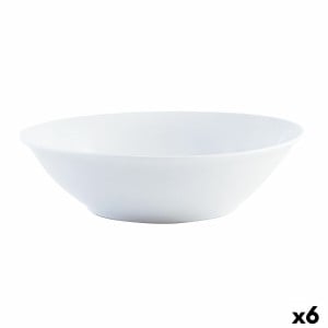 Salatschüssel Quid Basic aus Keramik Weiß (23 cm) (6 Stück)