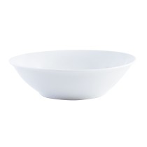 Salad Bowl Quid Basic Ceramic White (23 cm) (6 Units)