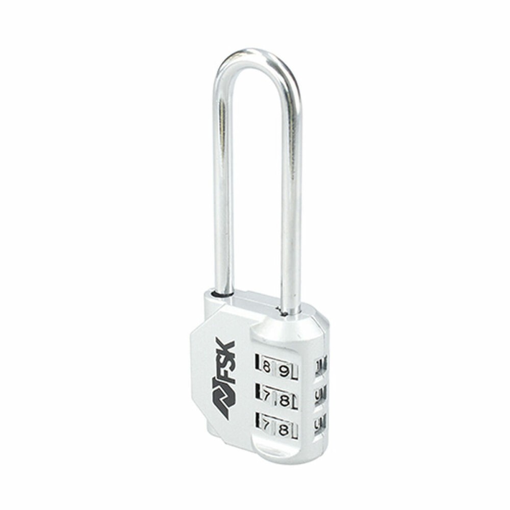 Combination padlock Ferrestock Silver (53 mm)