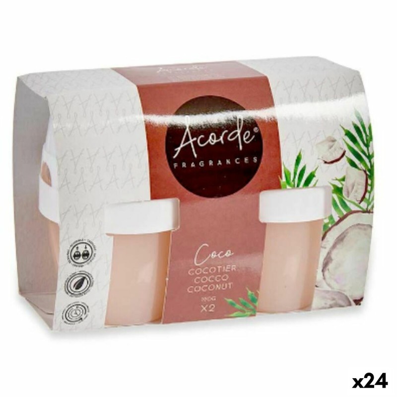 Lufterfrischer-Set Acorde 1165-COCO Coco Gel (24 Stück)