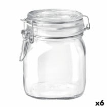 Récipient de Conservation des Aliments Bormioli Rocco Fido Transparent verre (75 cl) (6 Unités)