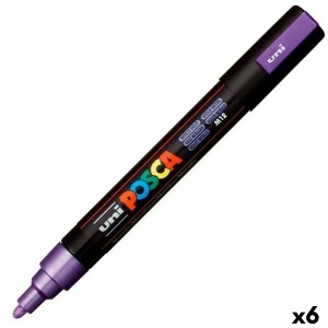 Marqueur POSCA PC-5M Violet (6 Unités)