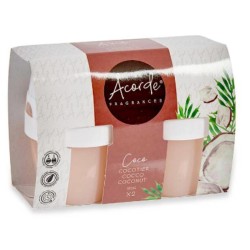 Air Freshener Set Acorde 1165-COCO Coconut Gel (24 Units)