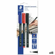 Ensemble de Marqueurs Staedtler Lumocolor 317-S Multicouleur 10 Pièces (15 Unités)