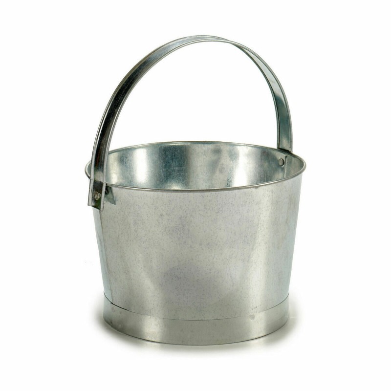 Pot Ibergarden NAVI-AR-280 Argenté Zinc Seau 25 x 30 x 26,5 cm (12 Unités)