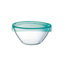 Saladier Luminarc Keep'n Lagon Transparent Avec couvercle verre Ø 17 cm (6 Unités)