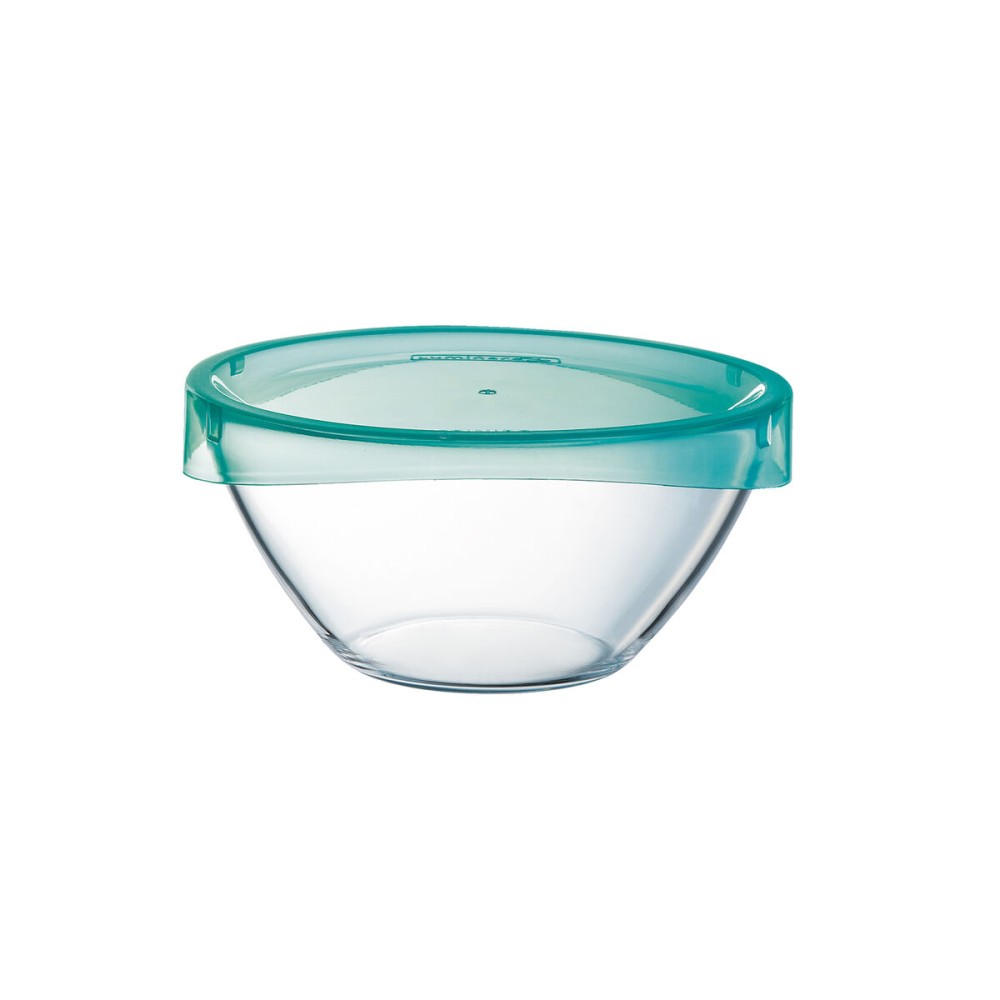 Salad Bowl Luminarc Keep'n Lagon Transparent With lid Glass Ø 17 cm (6 Units)