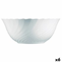 Saladier Luminarc Trianon Blanc verre (24 cm) (6 Unités)