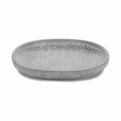 Sous-pot Ibergarden 190060-2 Gris Ciment Avec relief 28 x 4 x 23 cm (6 Unités)