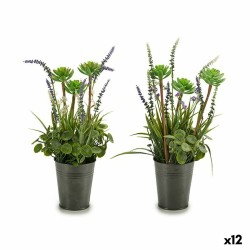 Decorative Plant Ibergarden XD16-818 Metal Plastic Lavendar 13 x 40 x 13 cm (12 Units)