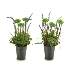 Decorative Plant Lavendar Metal Plastic 13 x 40 x 13 cm (12 Units)