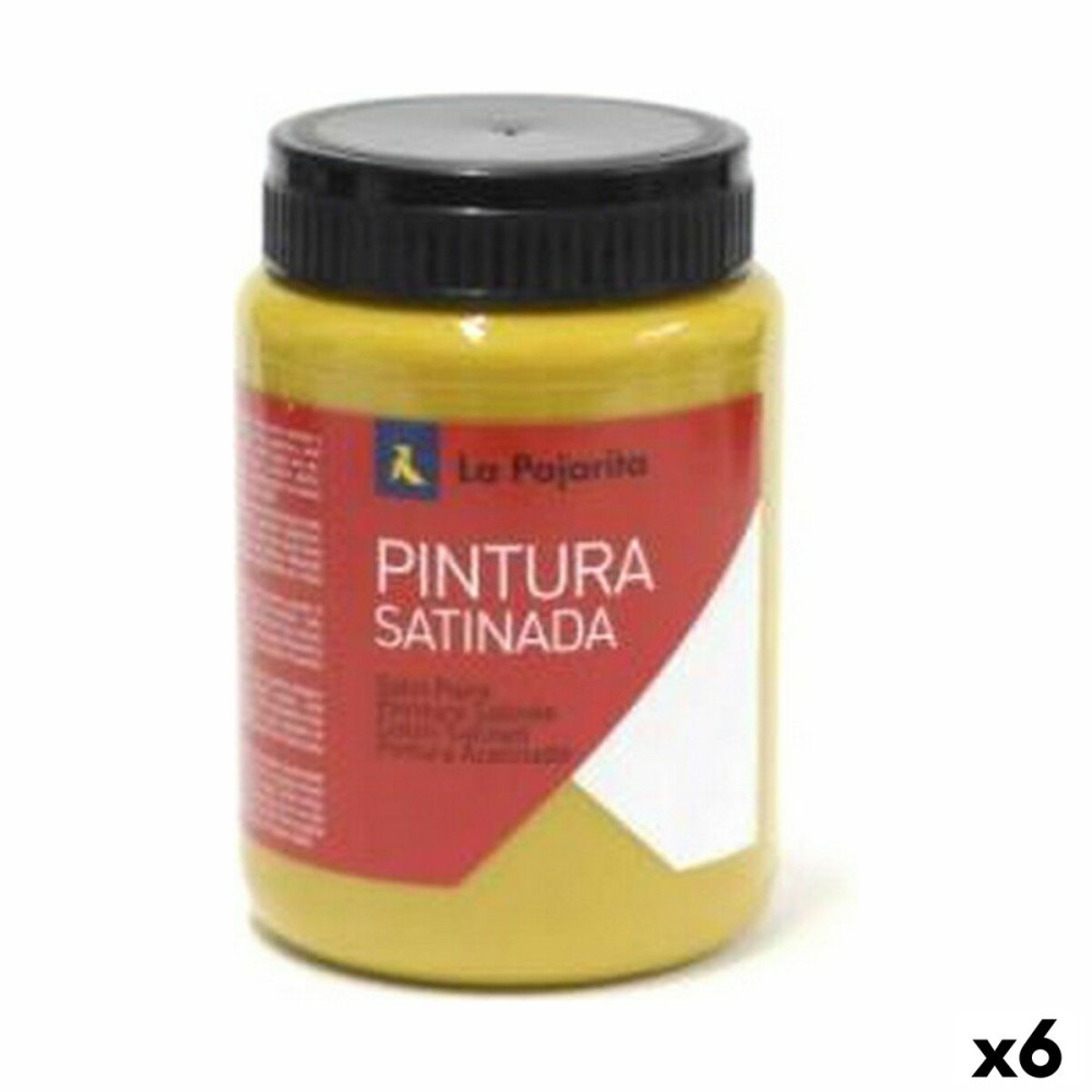 Tempera La Pajarita L-03 Oxide 6 Stücke Satin Schulisch Gelb