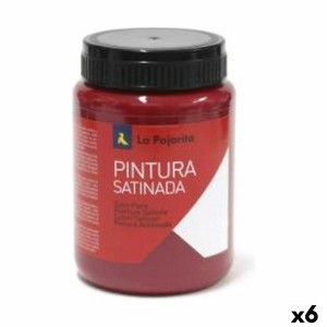 Tempera La Pajarita Carmin L-09 6 Stücke Rot Satin Schulisch