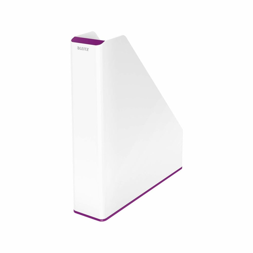 Porte-revues Leitz Blanc Violet A4 polystyrène 7,3 x 31,8 x 27,2 cm