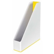 Porte-revues Leitz Jaune Blanc A4 polystyrène 7,3 x 31,8 x 27,2 cm