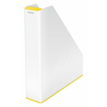 Magazine rack Leitz Yellow White A4 polystyrene 7,3 x 31,8 x 27,2 cm