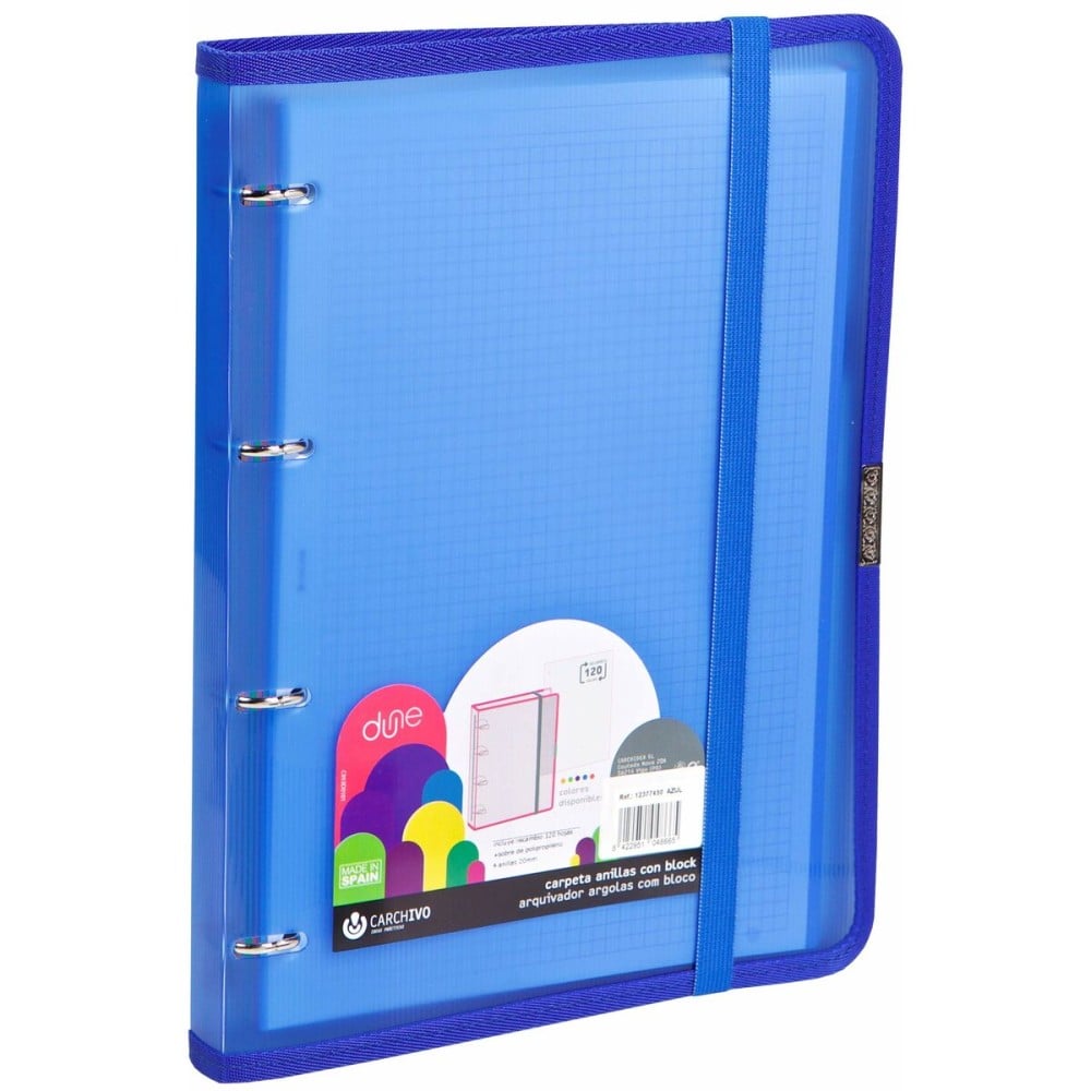 Ring binder Carchivo Carpeblock Dune Blue A4