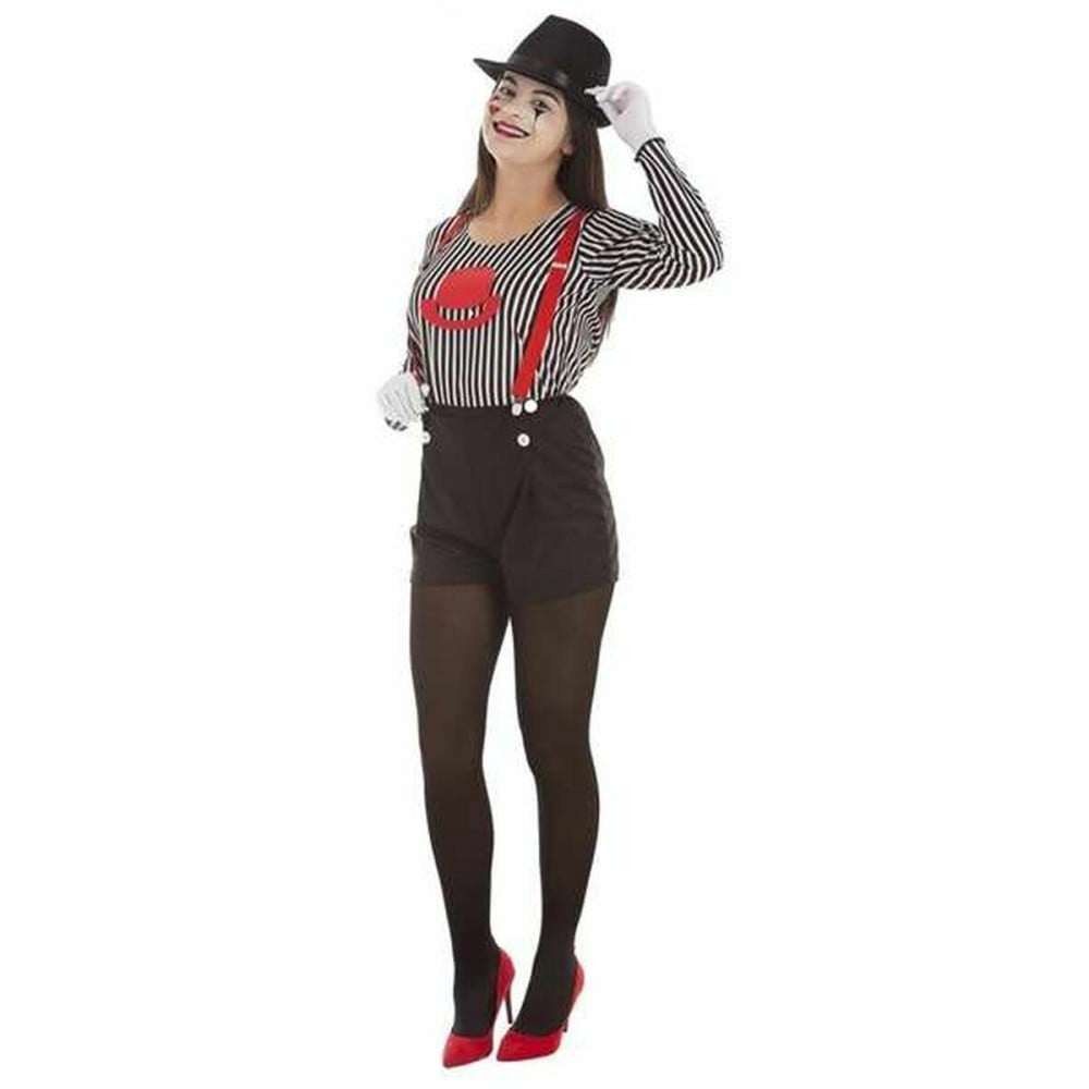 Costume for Adults Lady Mime 4 Pieces