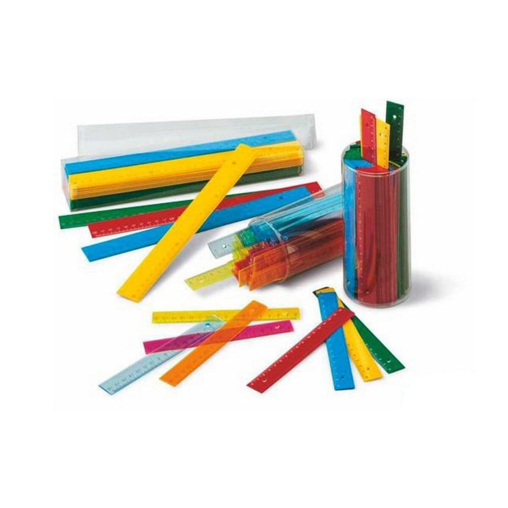 Geometry set Faibo Multicolour 15 cm 100 Pieces