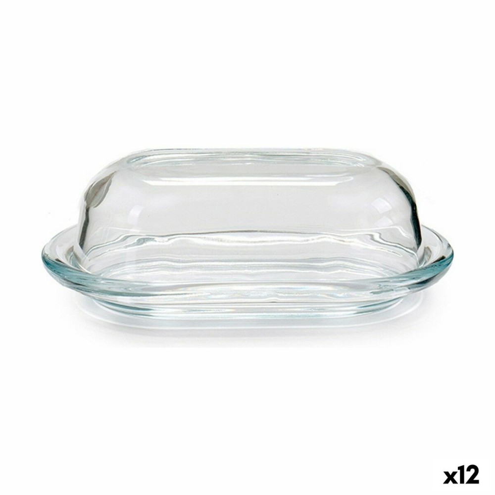 Butter Dish Pasabahce 567936-98402 Glass 13 x 7 x 19,7 cm (12 Units)