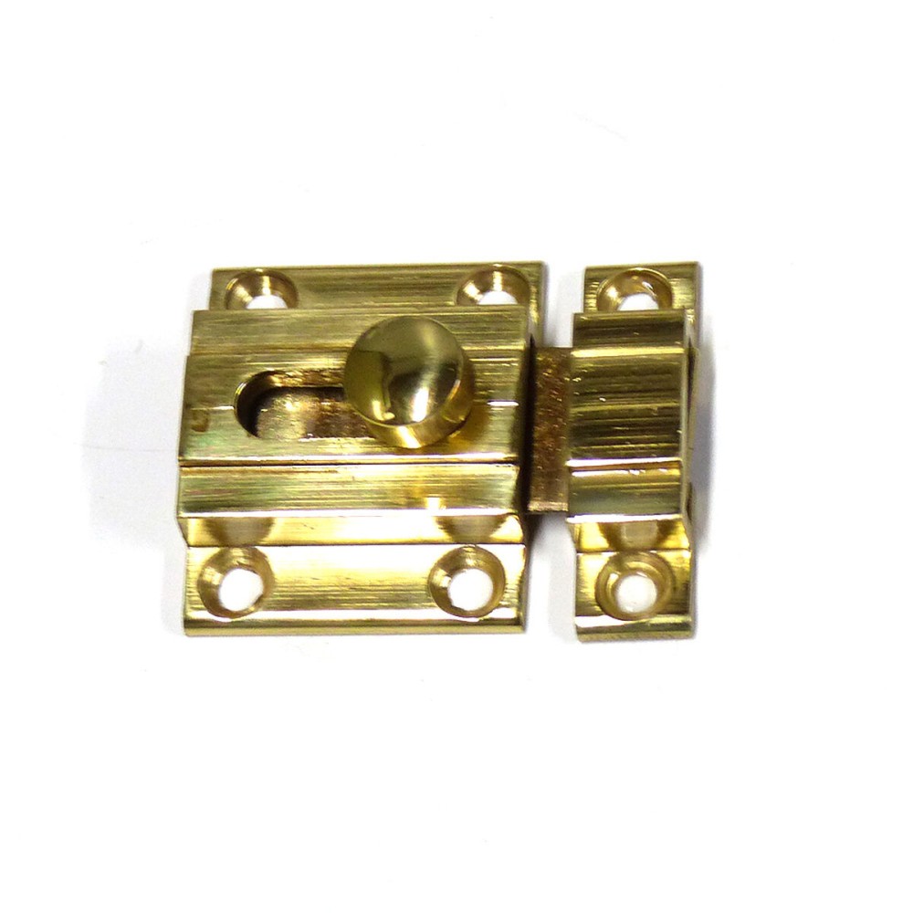 Türverriegelung EDM 85081 Gold Stahl Poliertes Messing 20 mm 35 mm Pin