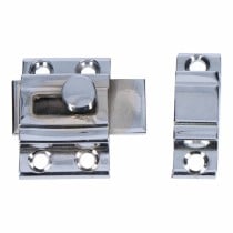 Loquet de porte EDM 85083 nickel Acier 20 mm Broche