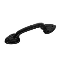 Door handle EDM 85557 Standard Black Steel Iron Ironwork