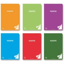 Carnet Pacsa Multicouleur A4 48 Volets 3,5 mm Rayures (6 Pièces)