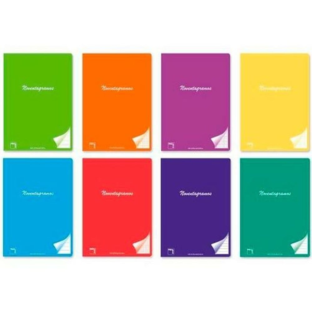 Notebook Pacsa Multicolour A4 48 Sheets 5 mm Printed grid (6 Pieces)