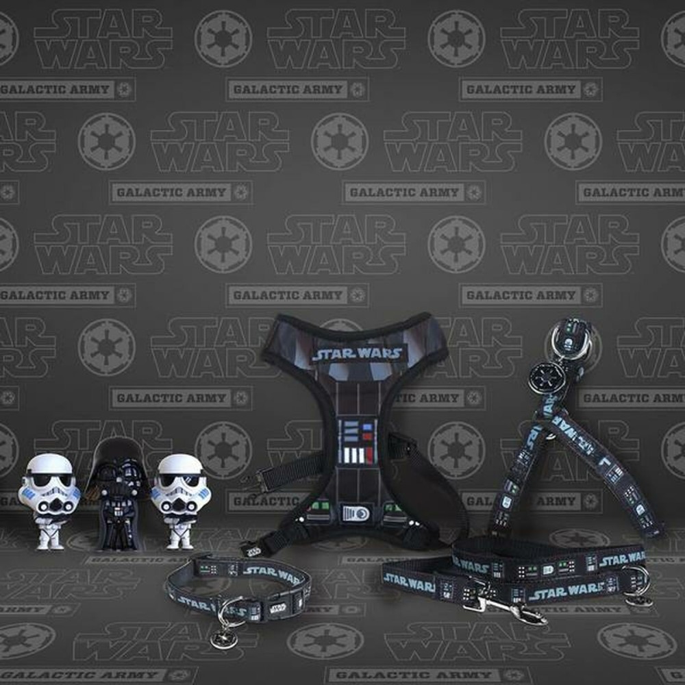 Dog Harness Star Wars Black XXS