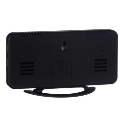 Table-top Digital Clock Black ABS 15,7 x 7,7 x 1,5 cm (12 Units)