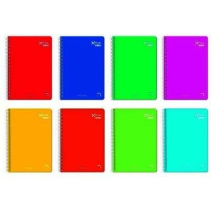 Notebook Pacsa Multicolour Din A4 80 Sheets 21,5 x 31,5 cm 5 Pieces