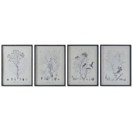 Bild DKD Home Decor Moderne Botanische Pflanzen 45 x 2,5 x 60 cm (4 Stück)