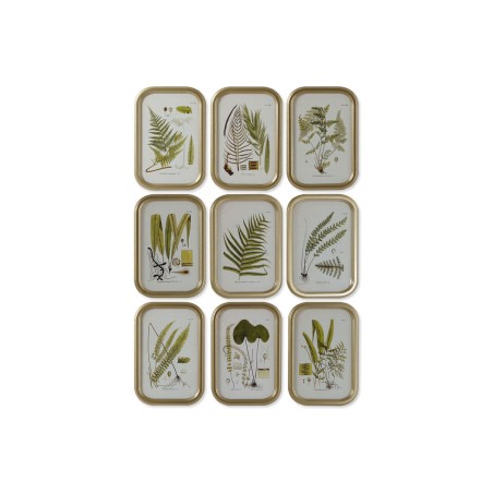 Cadre DKD Home Decor Moderne Plantes botaniques 30 x 2 x 45 cm (9 Unités)