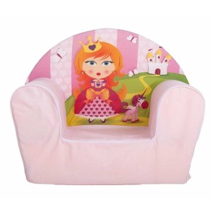 Fauteuil pour enfant Princesse Rose 44 x 34 x 53 cm