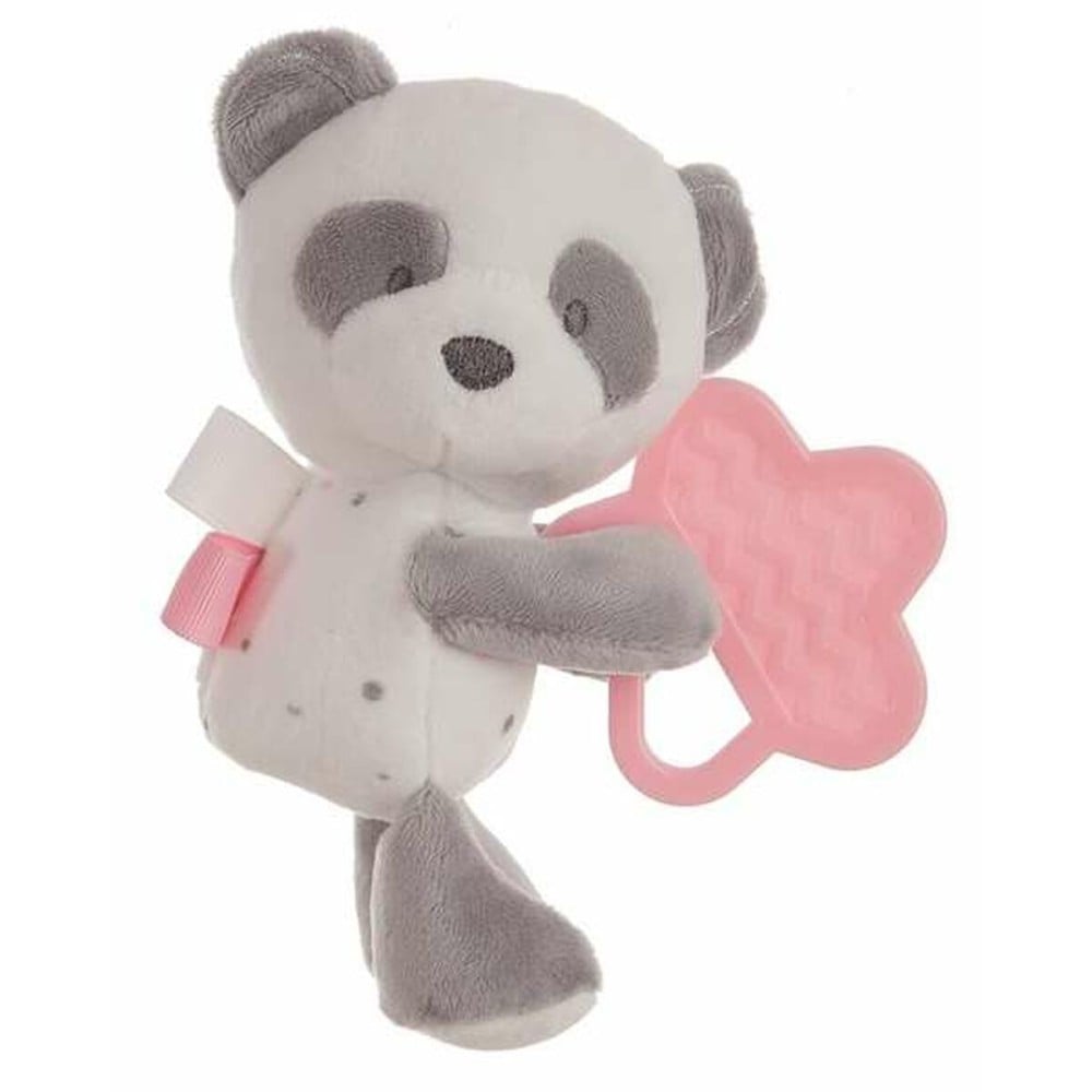 Anneau de dentition pour bébé Ours Panda Rose 20 cm