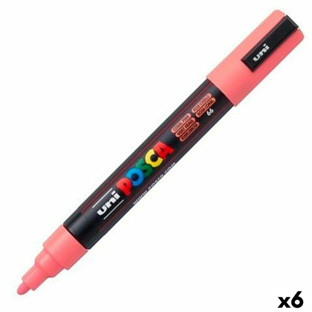 Marker POSCA PC-5M Pink (6 Units)