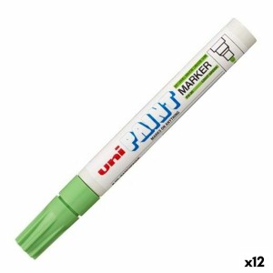 Permanent marker Uni-Ball PX-20 Light Green (12 Units)