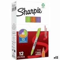 Dauermarker Sharpie grün Lila Orange (12 Stück)