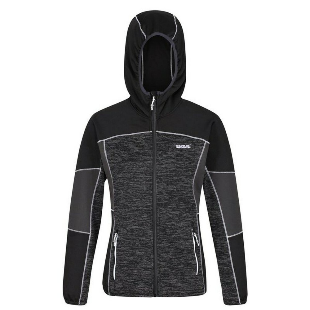 Sportjacke für Frauen Regatta Walbury II Full Zip Schwarz