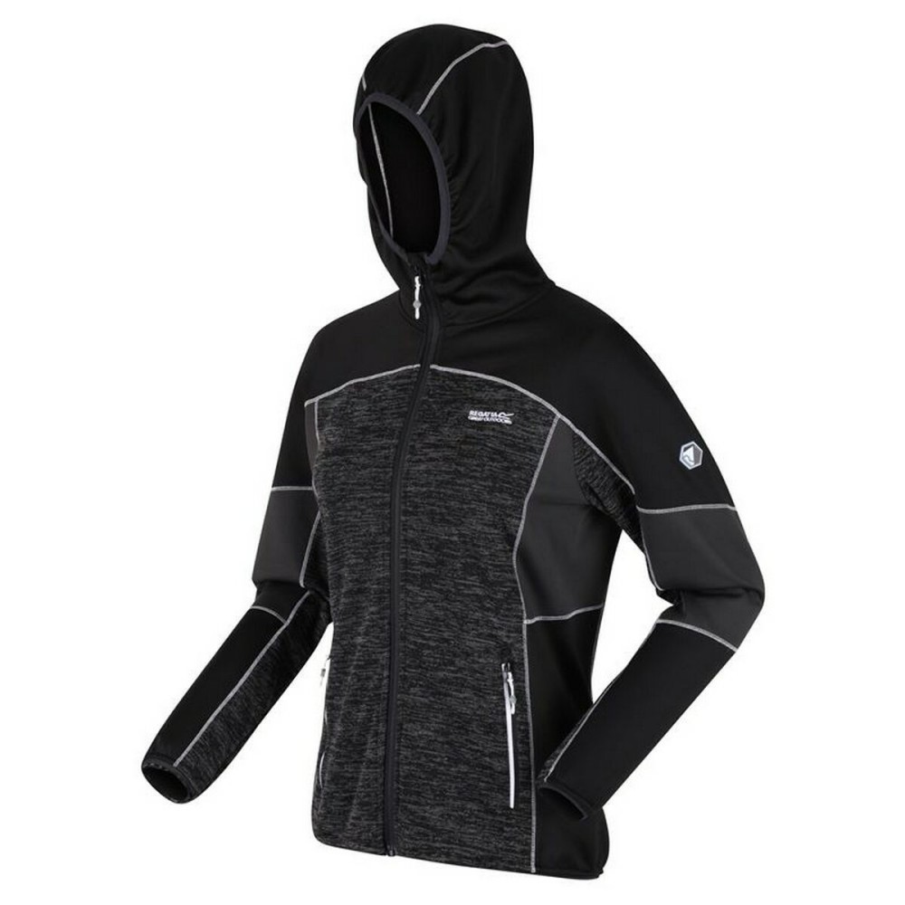 Sportjacke für Frauen Regatta Walbury II Full Zip Schwarz