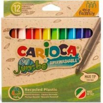 Ensemble de Marqueurs Carioca Jumbo Eco Family 24 Pièces Multicouleur (24 Unités)