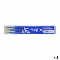 Ersatzteilset Pilot Frixion 0,7 Stift 3 Stücke Blau (12 Stück)