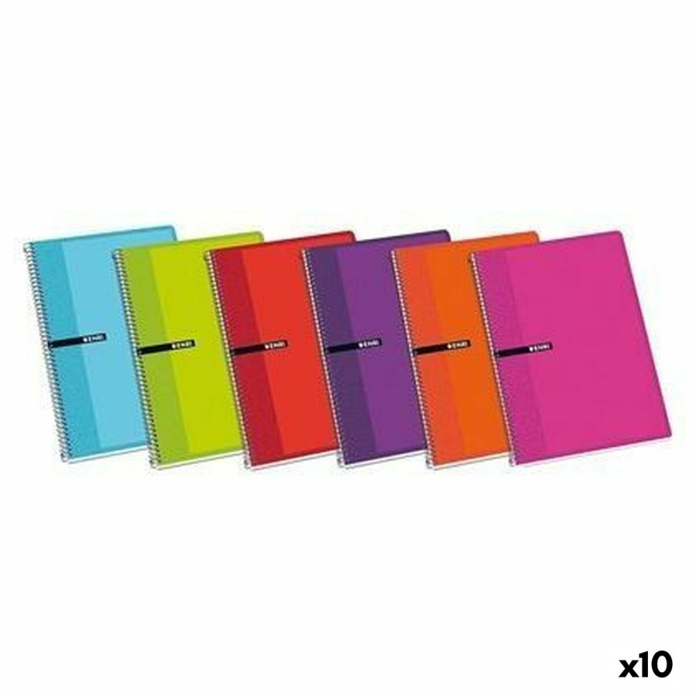 Cahier ENRI Couverture souple 80 Volets 21,5 x 15,5 cm (10 Unités)