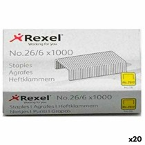 Staples Rexel 1000 Pieces 26/6 (20 Units)