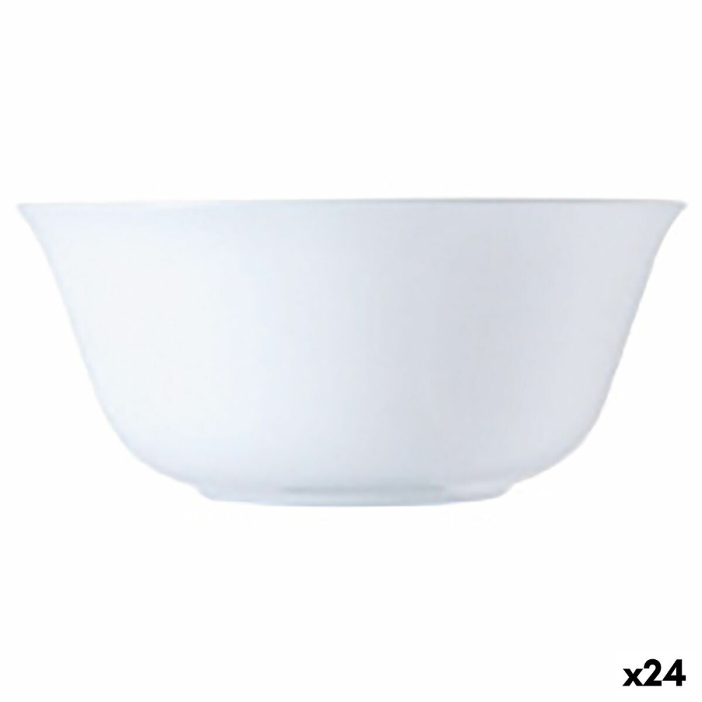 Bol Luminarc Carine Blanco Blanc verre 12 cm (24 Unités)