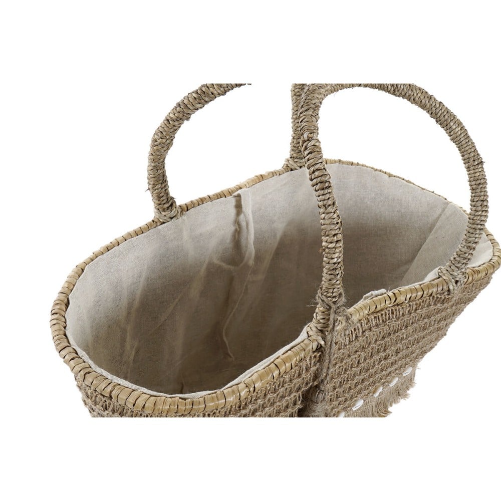 Sac de plage DKD Home Decor 53 x 15 x 51,5 cm Naturel Herbier marin